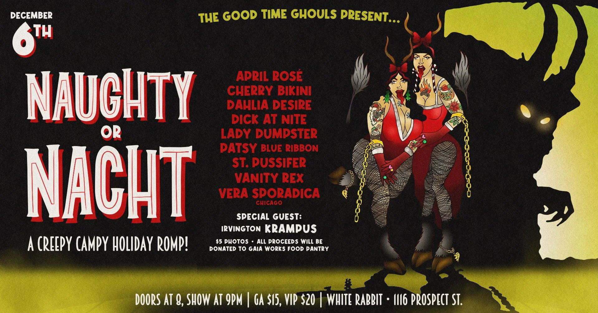 The Good Time Ghouls Present Naughty or Nacht (A CREEPY CAMPY